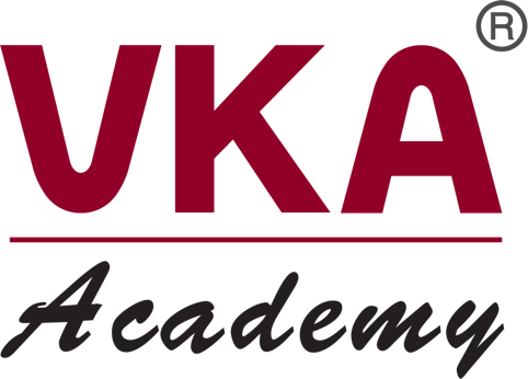 Vka academy black logo